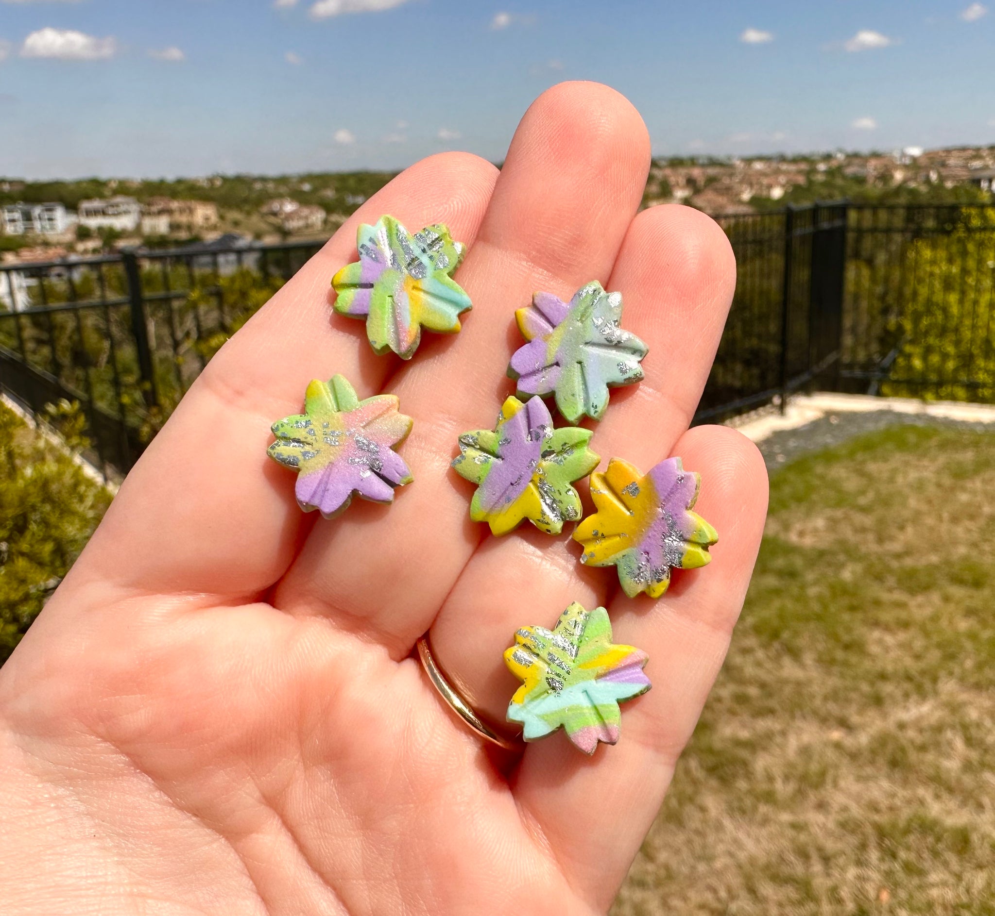 Tropical Hibiscus Studs